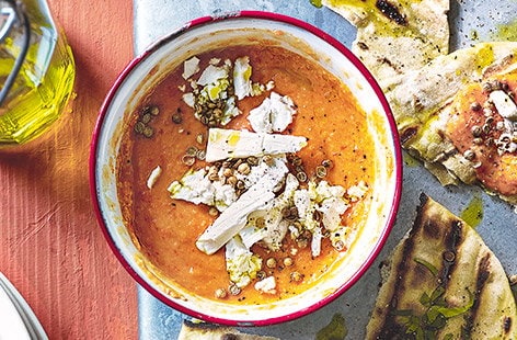 Image of "Speedy red pepper and feta dip"