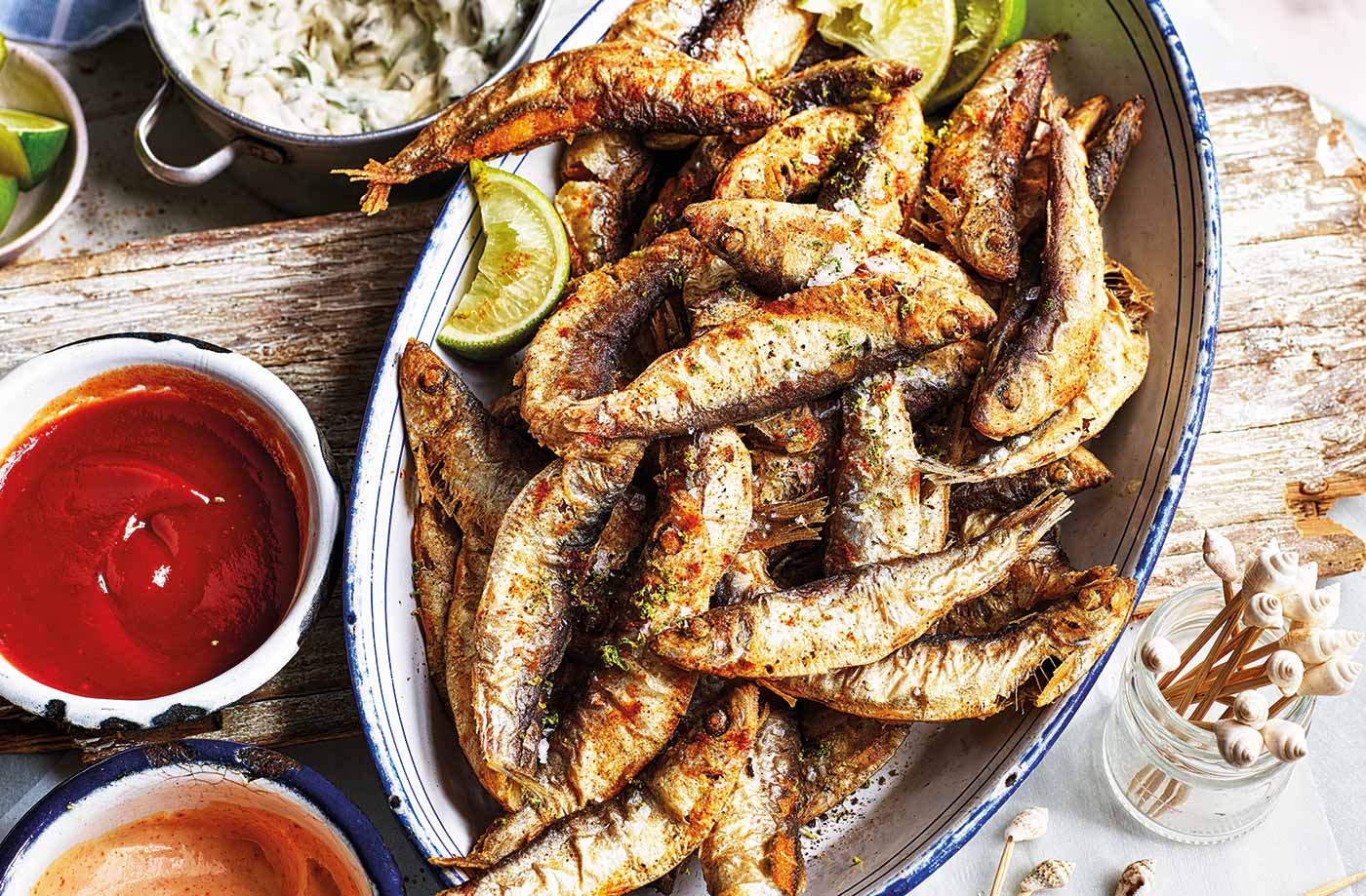 Chilli and lime whitebait
