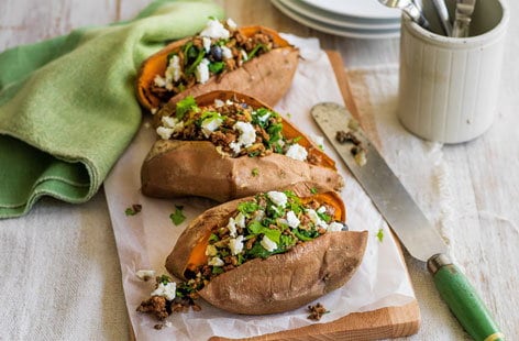 Image of "Loaded sweet potatoes"