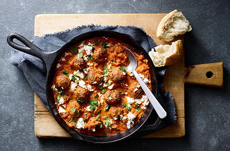 Image of "Mediterranean-inspired meatballs"