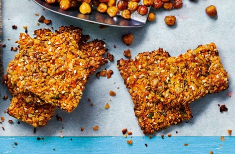 Image of "Carrot and mixed seed crispbreads"