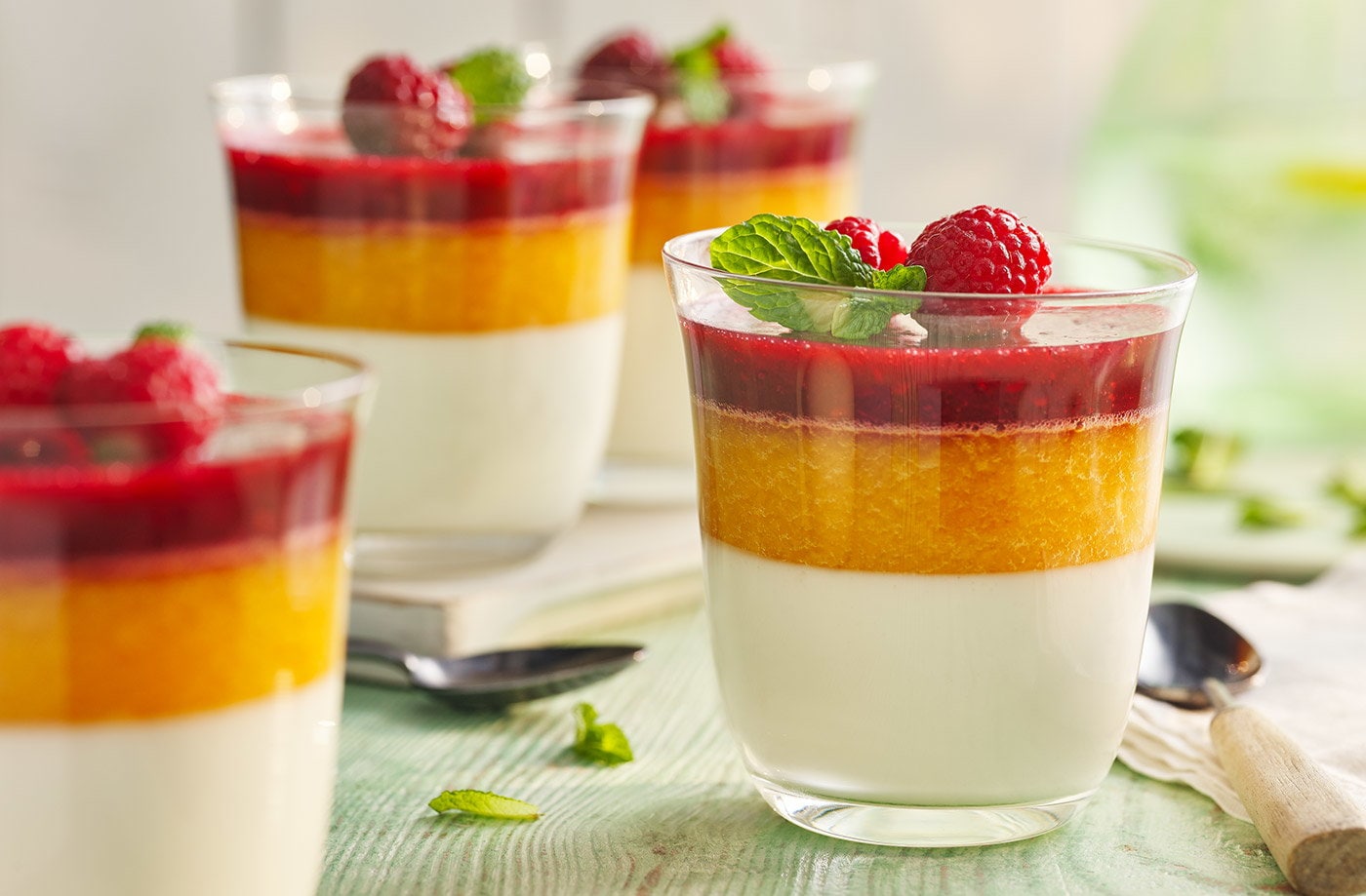 Peach melba pots