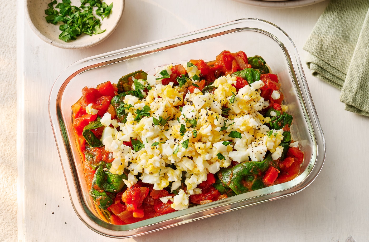 Make-ahead egg pots