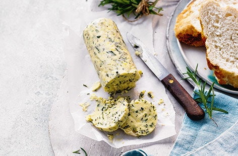 Image of "Rosemary, lemon and roasted garlic butter"