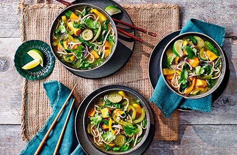 Image of "Thai veggie noodle soup"