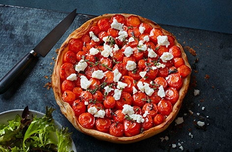 Image of "Upside down carrot tart"
