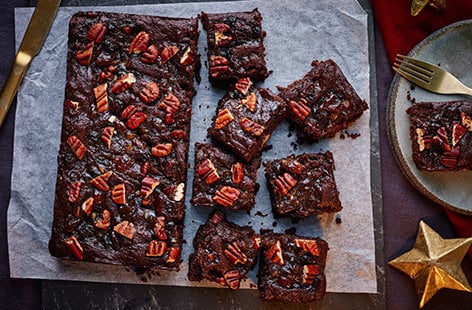 Image of "Mince pie brownies"