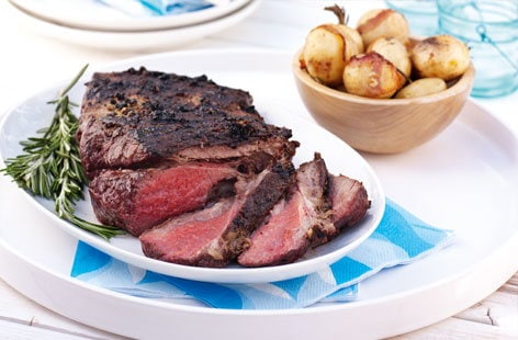 Image of "Barbecued rump of beef in Dijon"