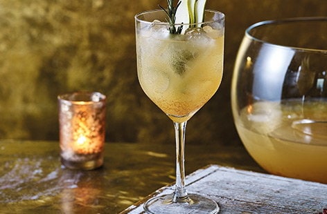 Image of "Pear and brandy punch"