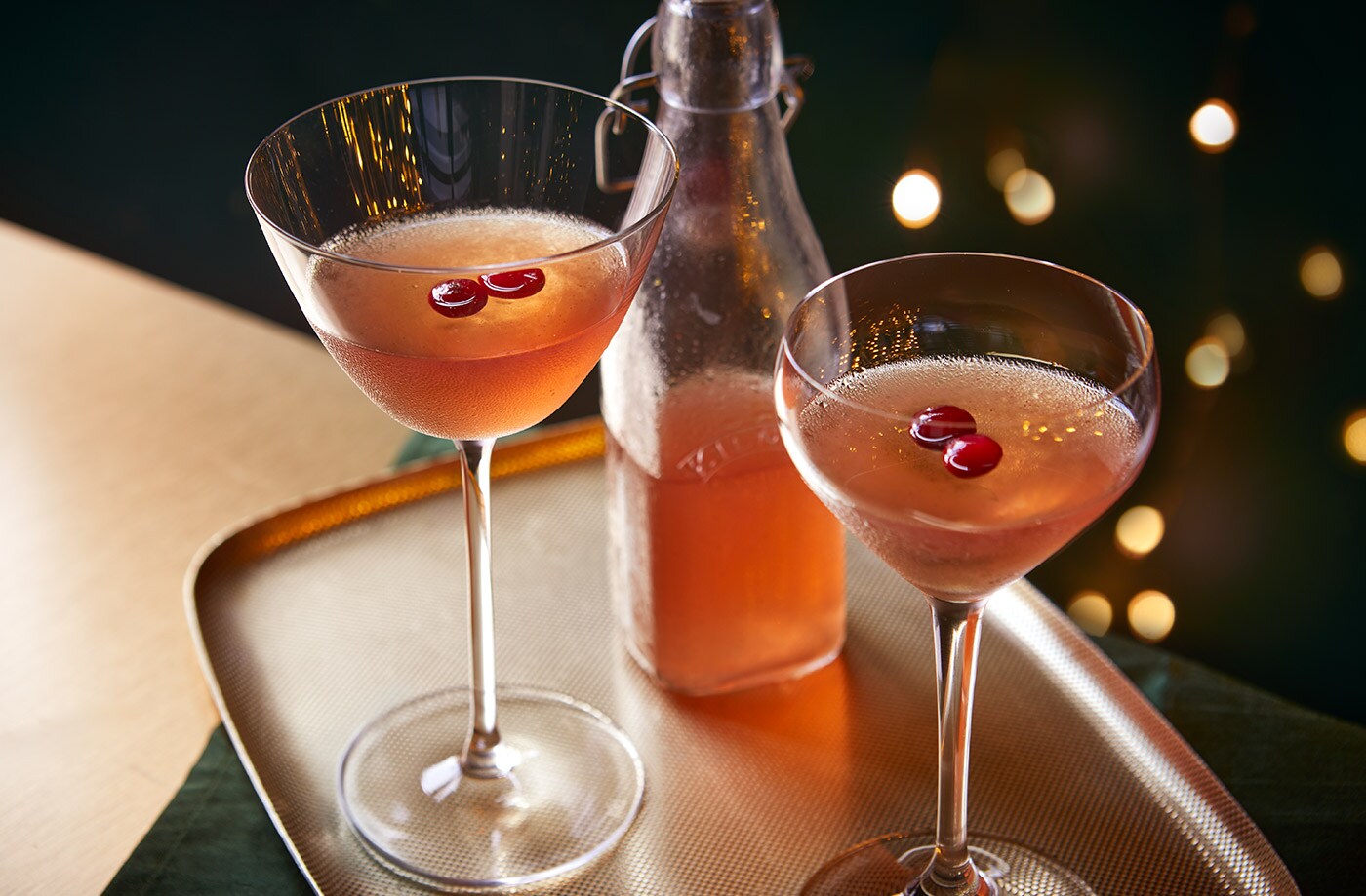 Cranberry martini