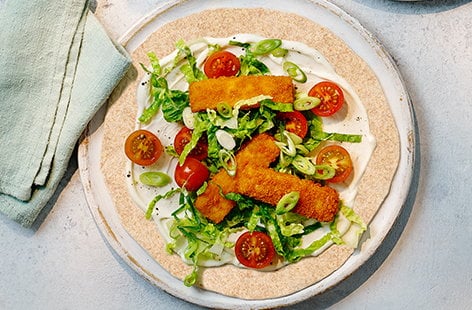Image of "Kids' fish finger tacos "