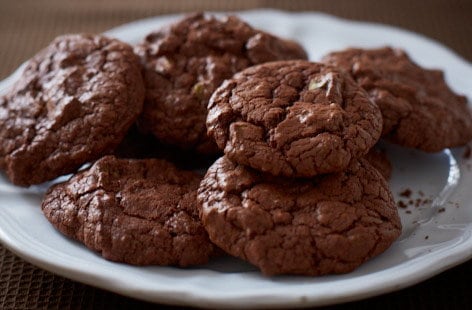 Image of "Chocolate, pistachio and cardamom cookies"