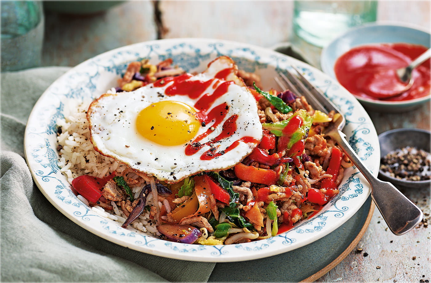 Korean-style rice bowl