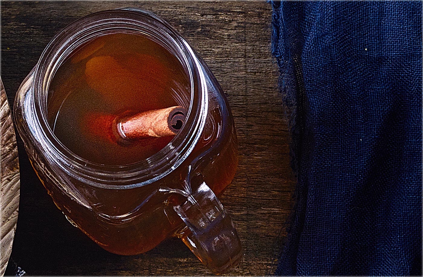 Ginger-spiced hot toddies