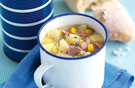 Image of "Bacon and potato chowder"