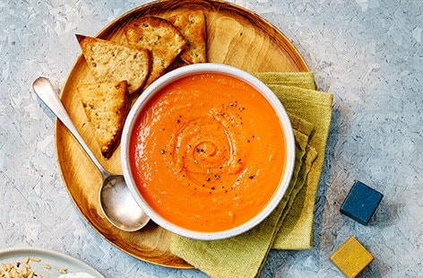 Image of "Sweet potato and pepper soup"
