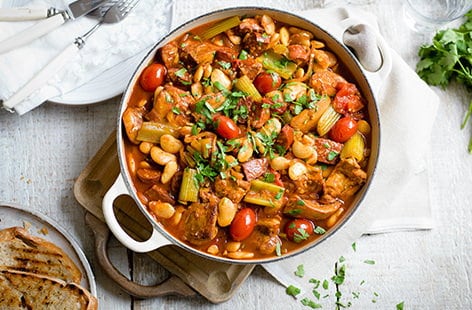Image of "Slow-cooker chicken casserole"