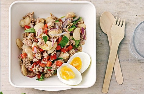 Image of "Tuna, pepper and butterbean salad"