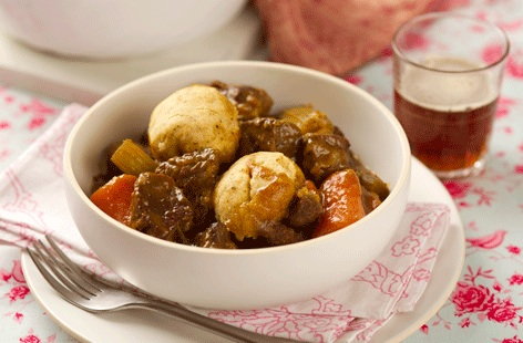 Image of "Beef stew with dumplings"