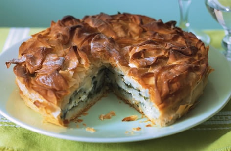 Image of "Spinach and potato pie"