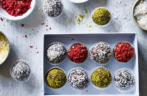 Image of "Peanut butter truffle selection"