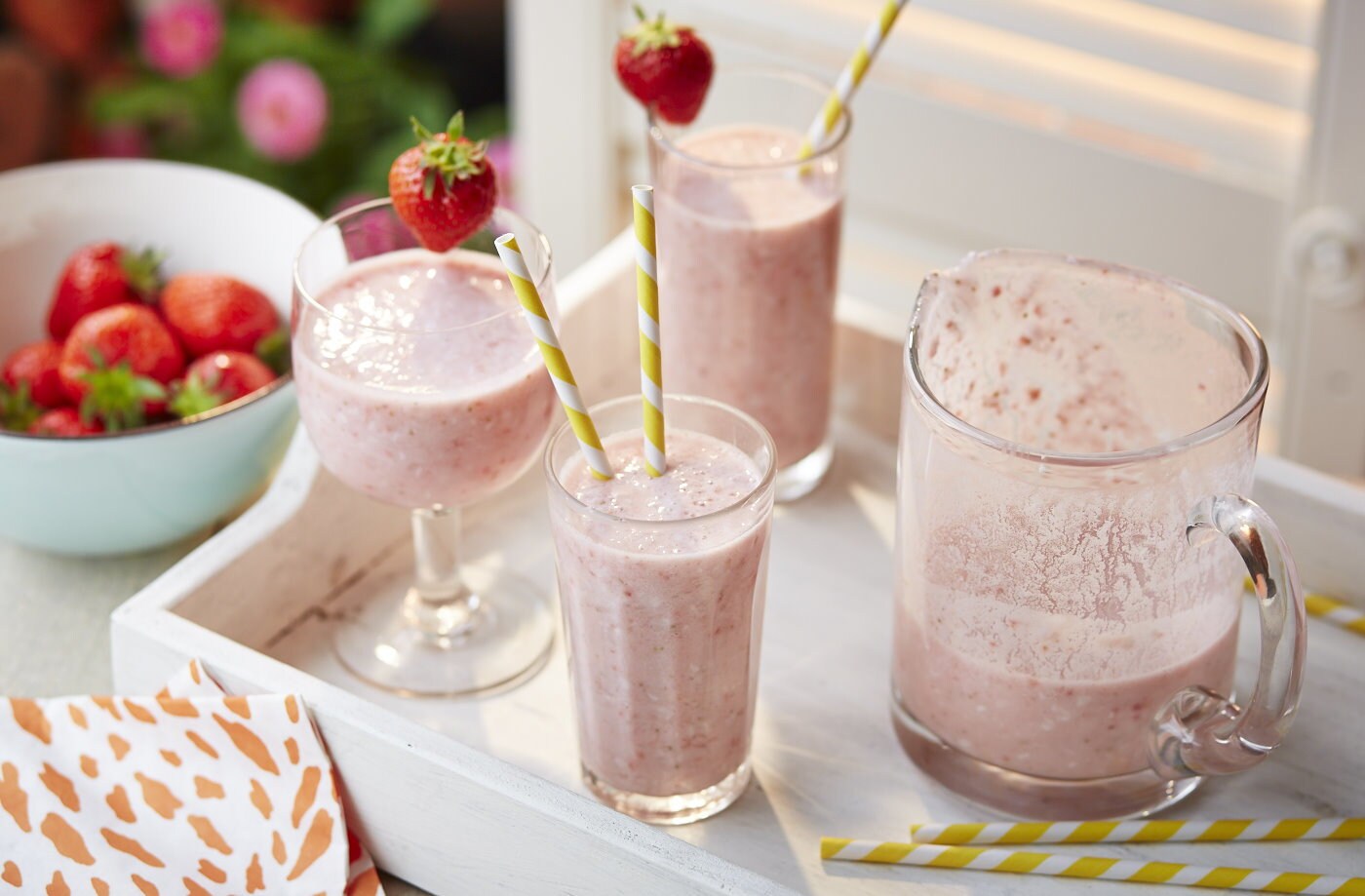 Batido de fresa