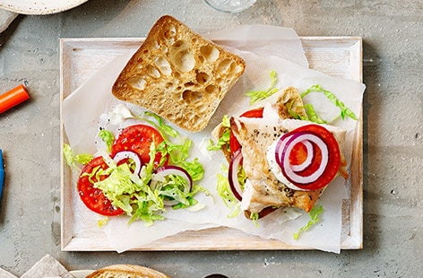 Image of "Quick chicken burgers"