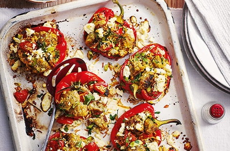 Image of "Cheesy stuffed peppers"
