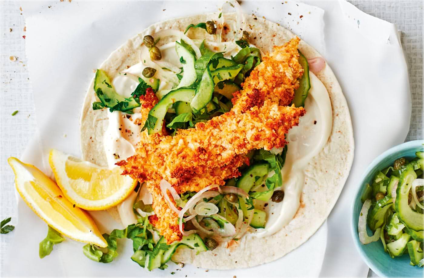 Fish finger wraps