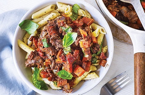 Image of "Chicken liver and tomato ragu"