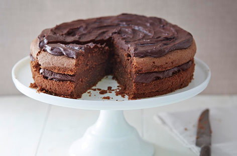 Image of "Baileys chocolate almond cake "