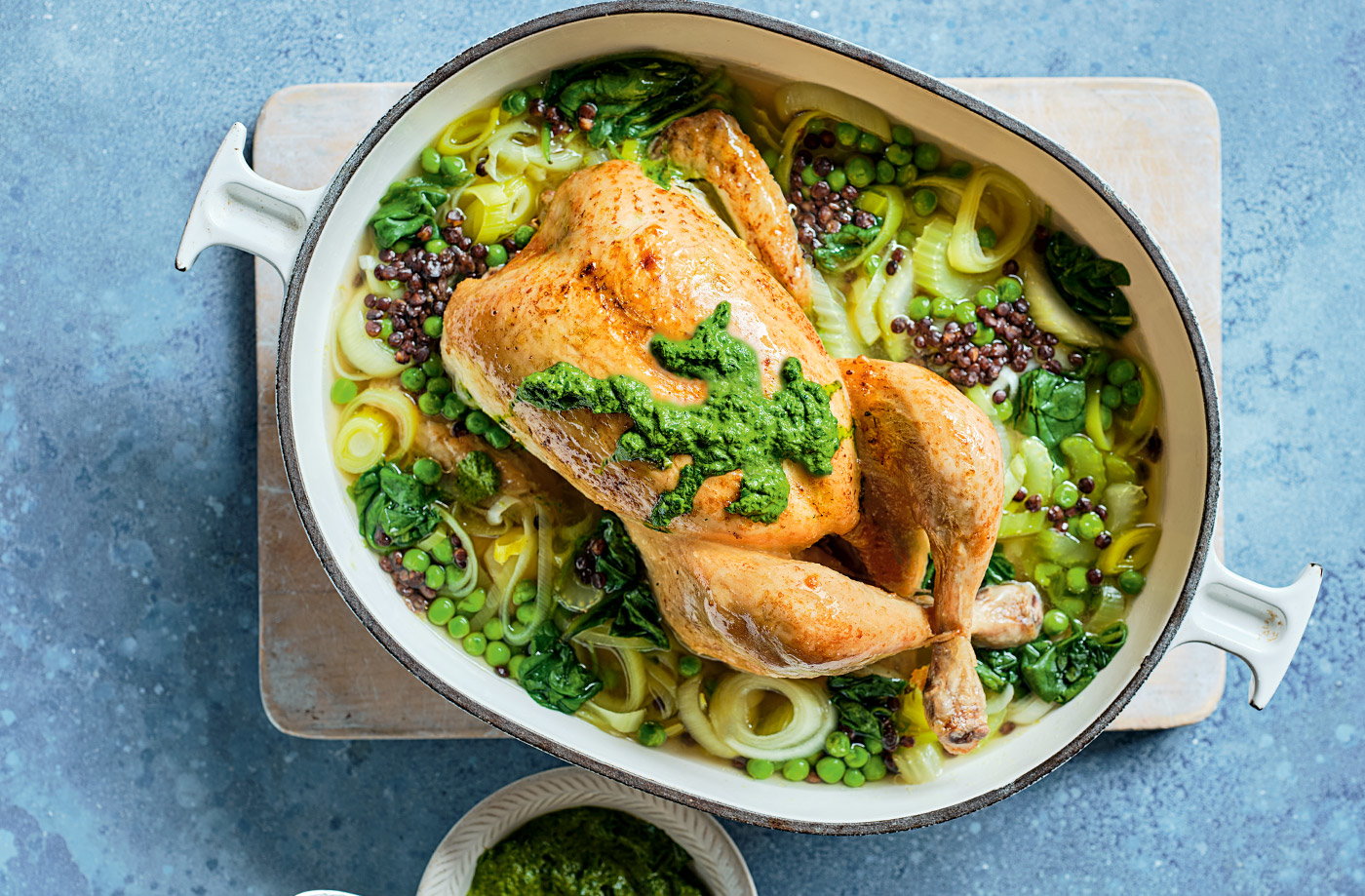 One-pot pistou chicken