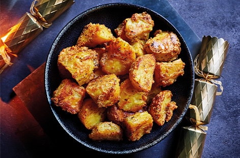 Image of "Cacio e pepe roast potatoes"