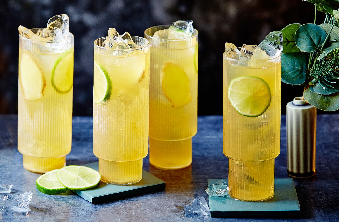Fiery ginger whisky highball