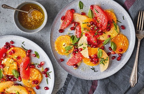 Image of "Clementine, pomegranate and grapefruit salad"