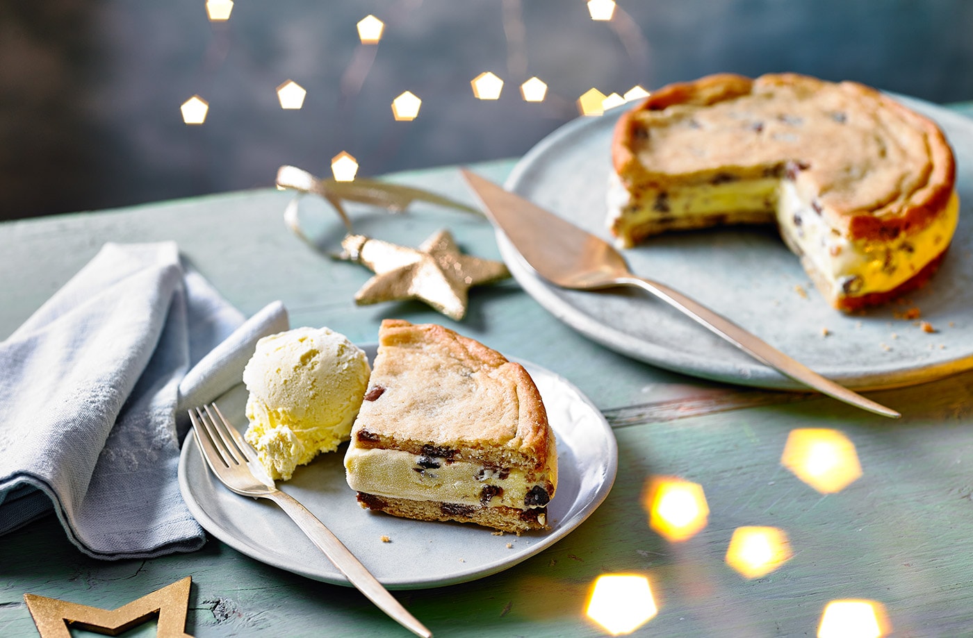 Giant ice cream cookie sandwich  