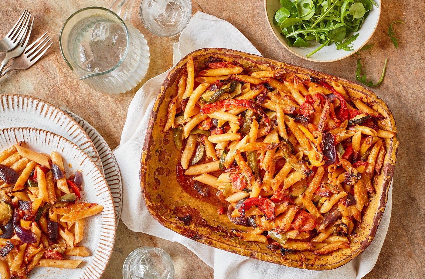 Ratatouille pasta bake