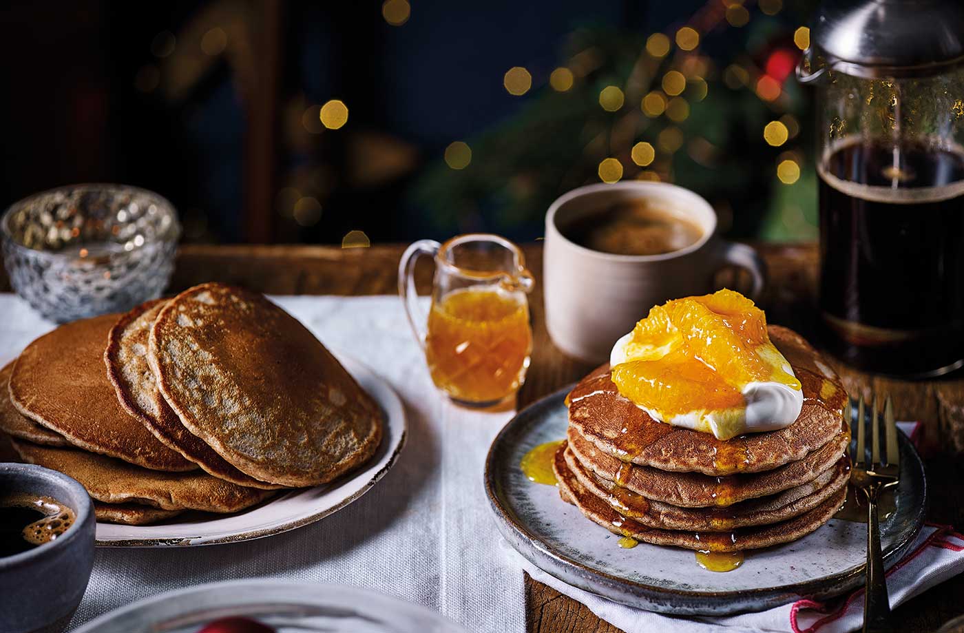 Gingerbread pancakes