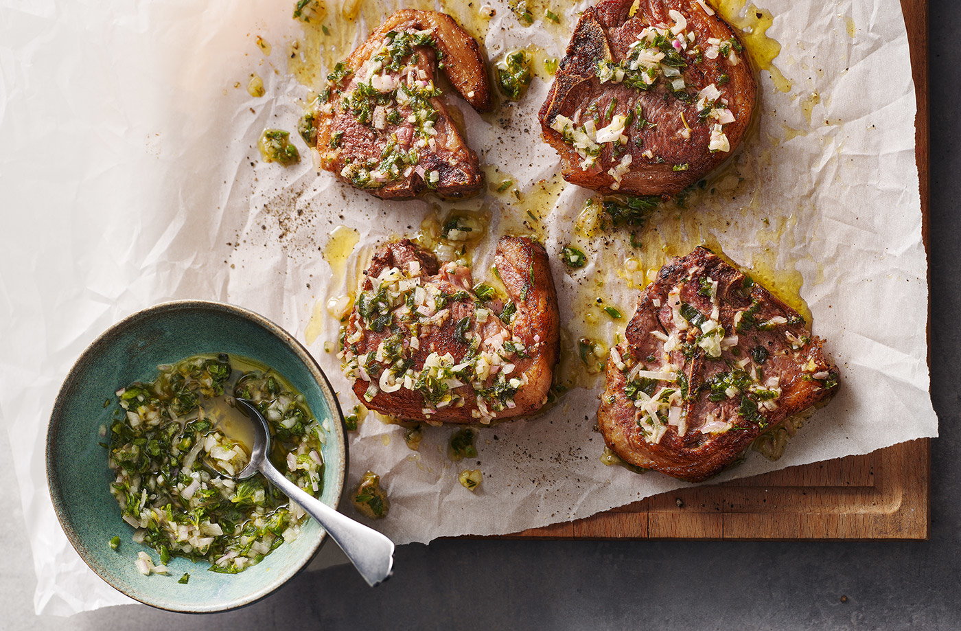 Oregano and shallot marinade