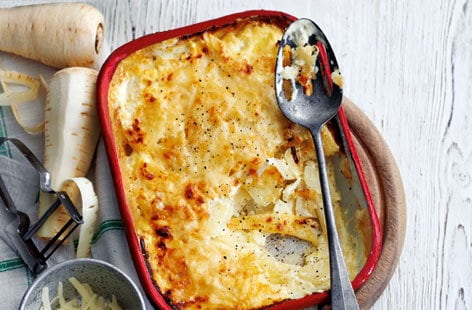 Image of "Parsnip and potato gratin"
