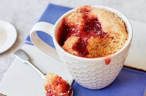 Image of "Jam doughnut cake"