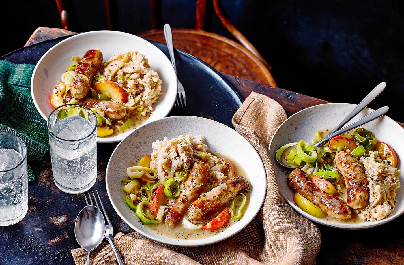 Sausage and apple casserole