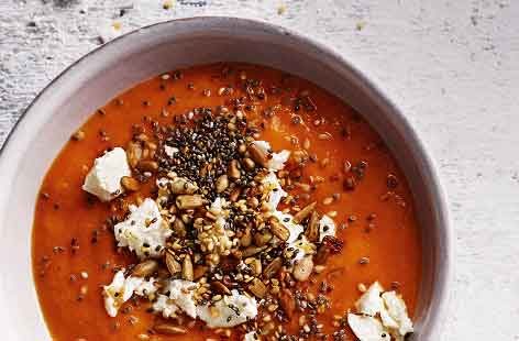 Image of "Roasted tomato and caraway soup"