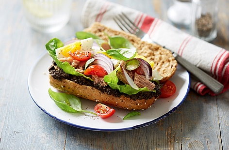 Image of "Tuna niçoise baguette"