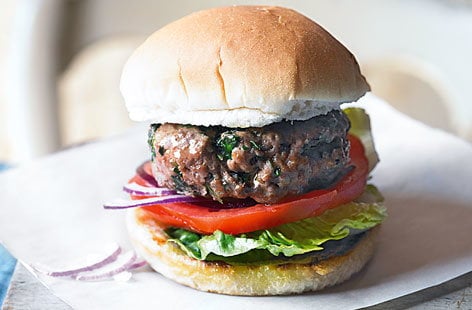Spicy Indian burgers with mango chutney