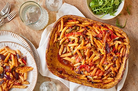 Image of "Ratatouille pasta bake"