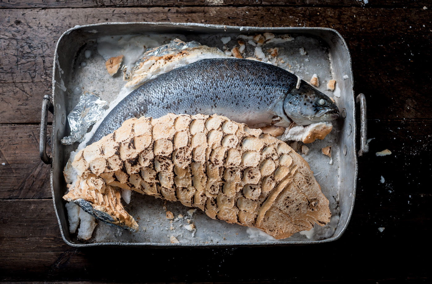 Galton Blackiston's snowed-under salmon