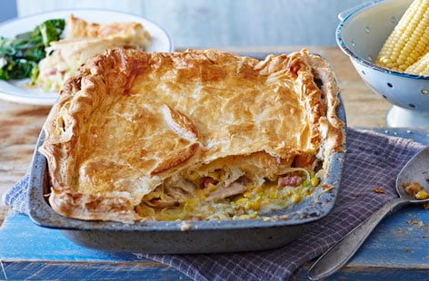 Image of "Chicken and sweetcorn pie"