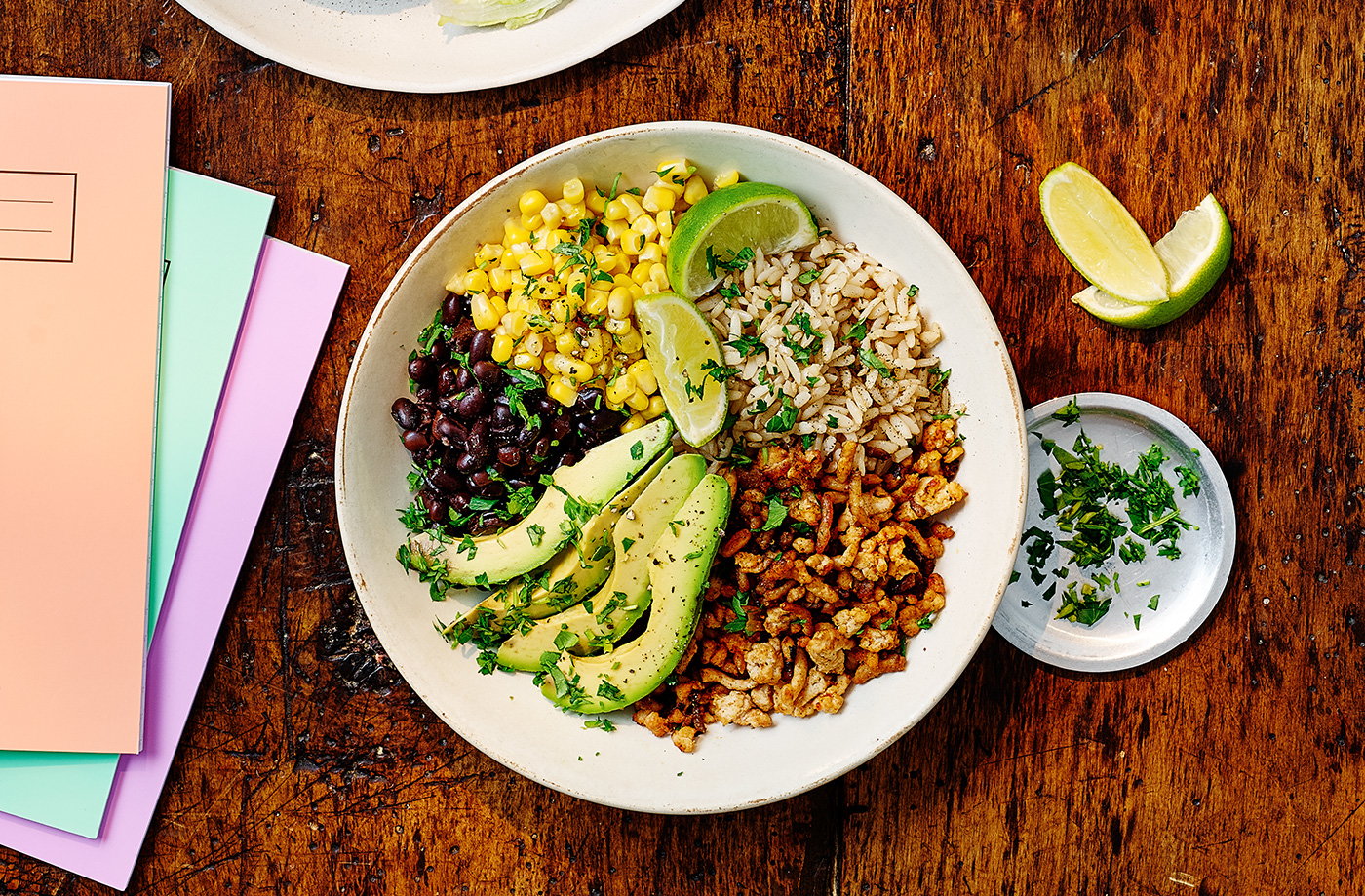 Loaded taco bowls