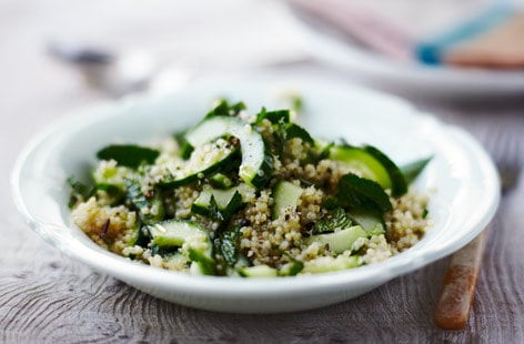 Image of "Quinoa, cucumber & mint salad"